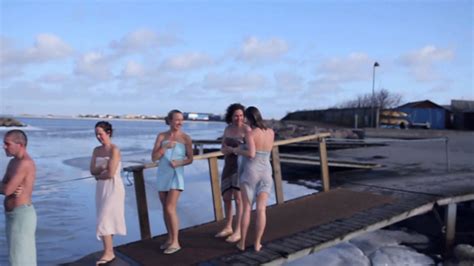 Danish Ice Bathing 1: Nudist Amateur Porn